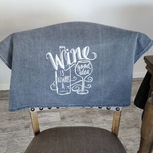 Primitives By Kathy Wine Idea Tea Towel